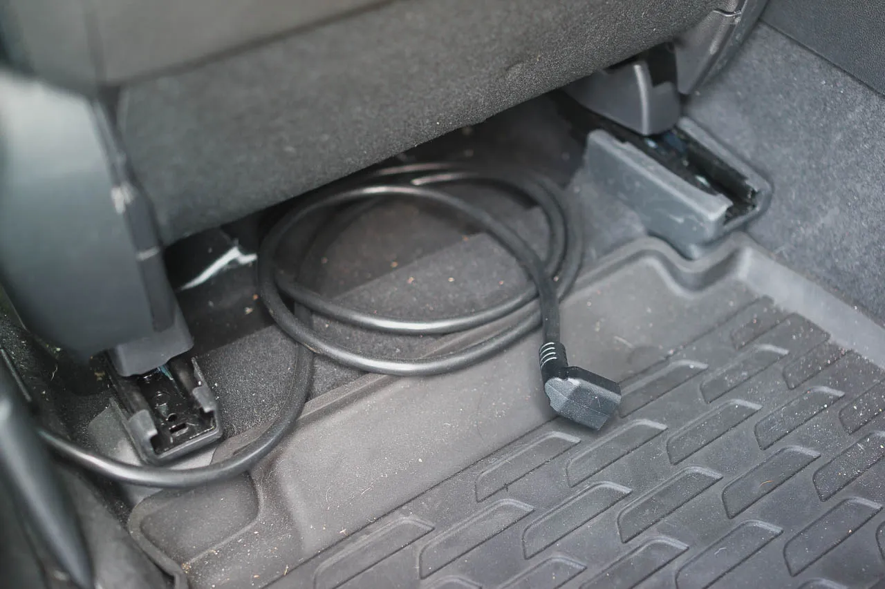Subaru Outback Vanlife with Goal Zero EC8 extension cable
